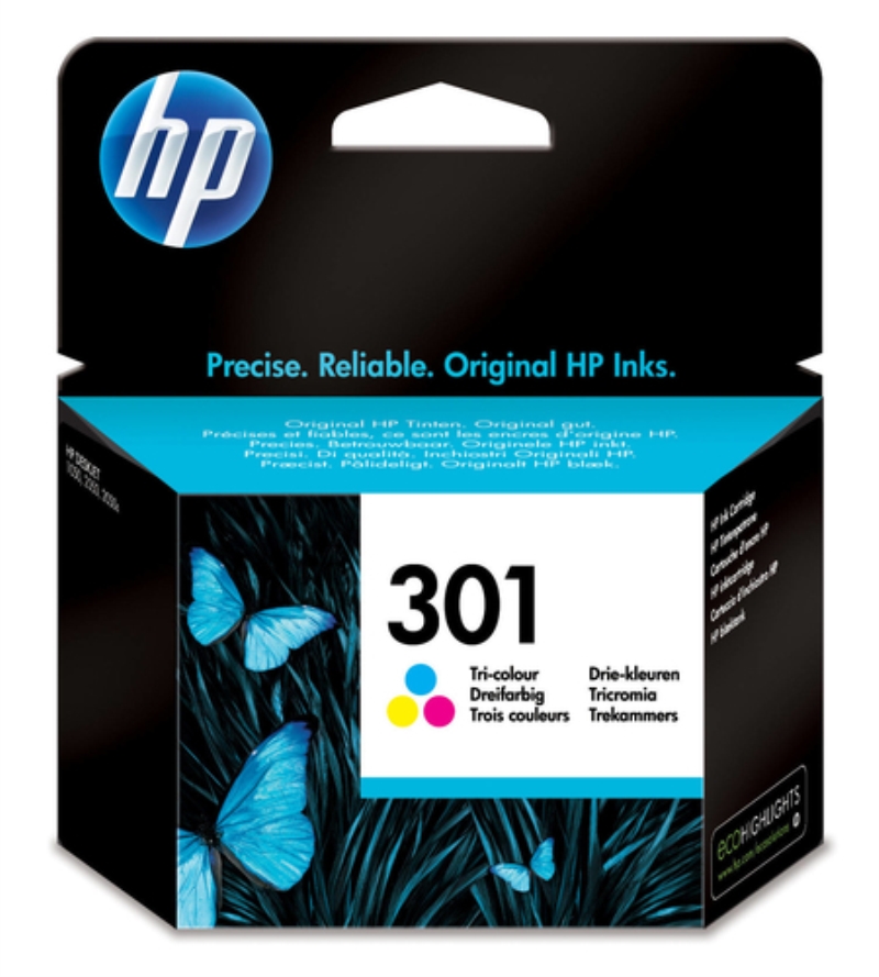 HEWLETT PACKARD Cartuccia originale HP InkJet 301 (CH562EE) tricromia